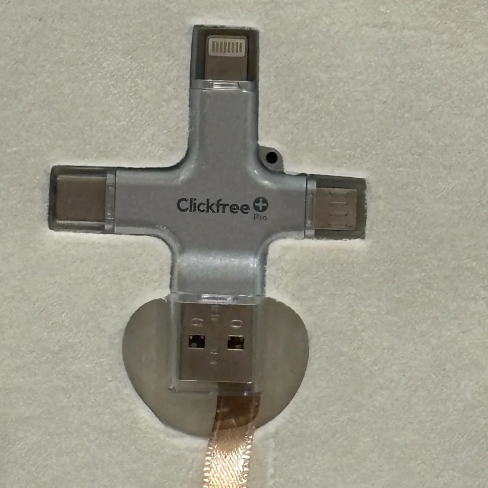 NWT Clickfree + Pro 256 GB Memory stick